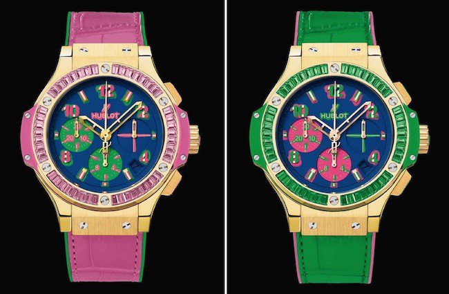 Luxuryretail_hublot-big-bang-pop-art-pink-green