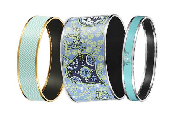 Luxuryretail_Hermes-Enamel-Bracelets-blue