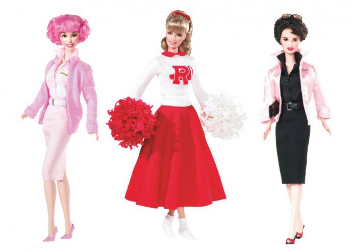 Luxuryretail_Barbie-celebrates-the-Pink-Ladies-from-Grease-in-2004-and-2008-690x494