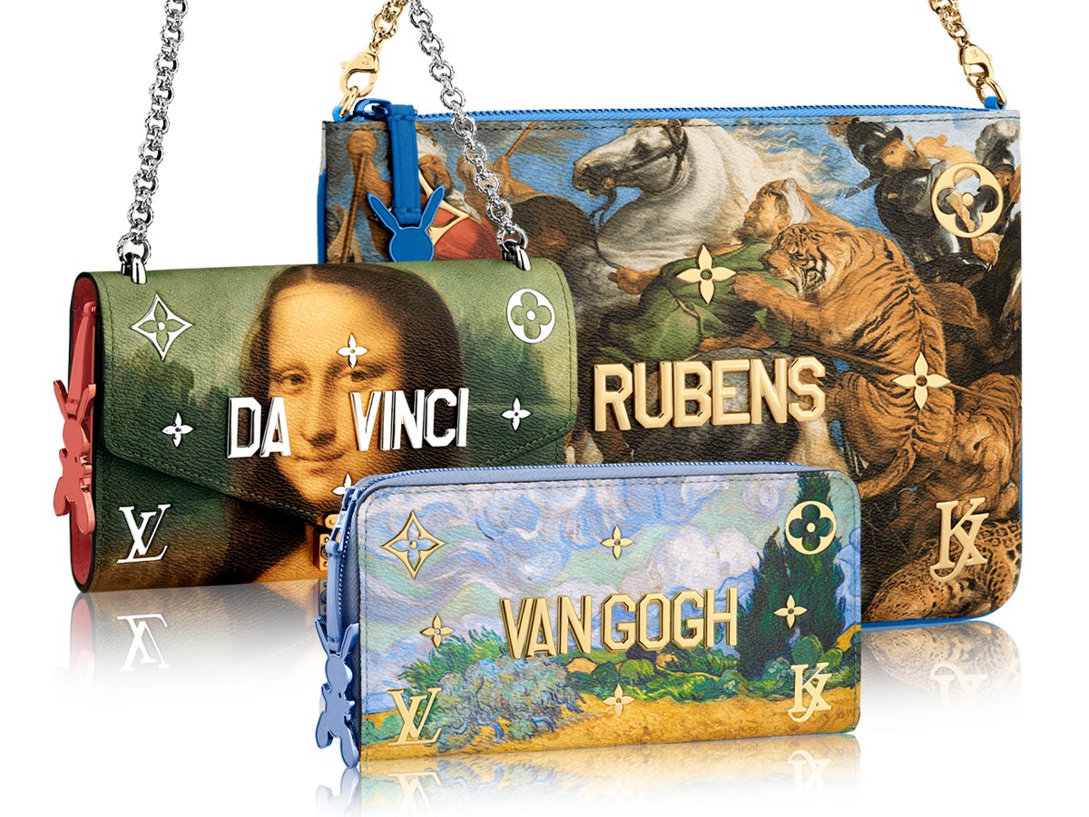 Louis Vuitton Palm Springs Backpack Van Gogh Masters Jeff Koons