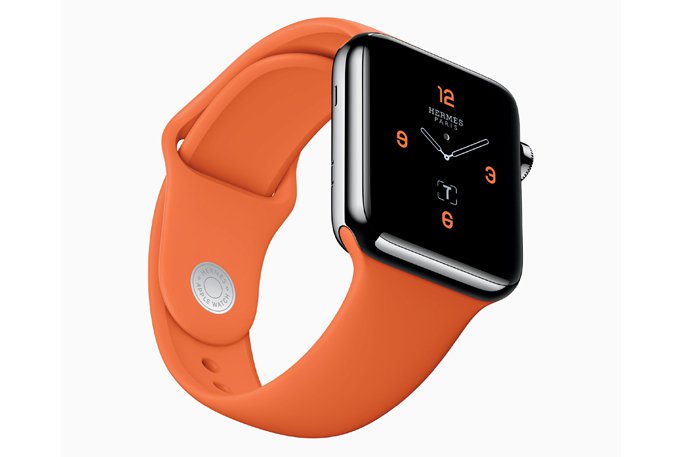 orange apple watch cellular