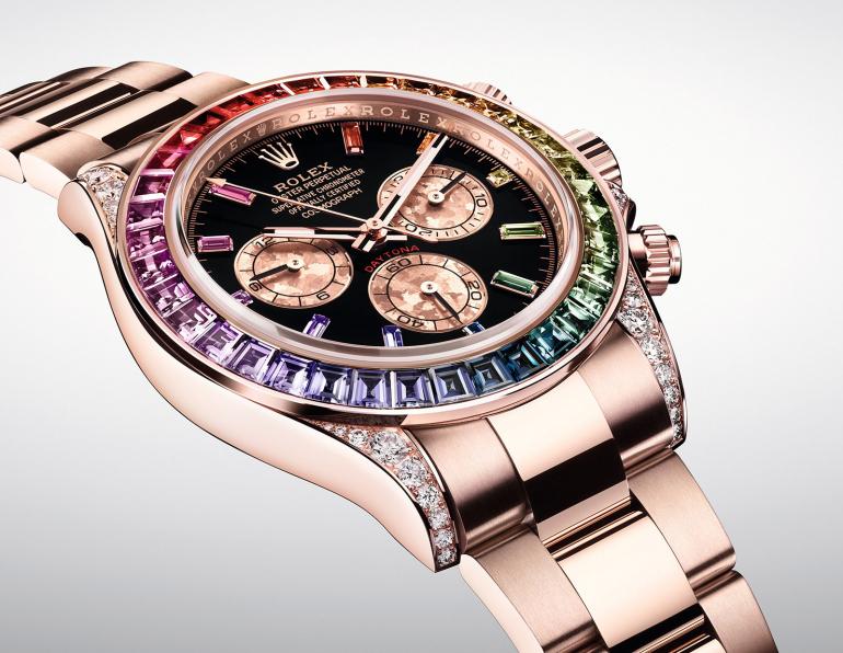 Reloj rolex oro online rosa