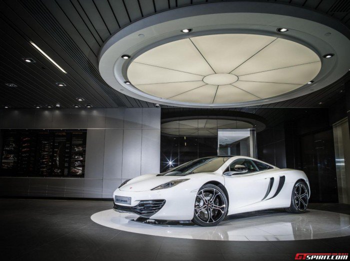 Awesome McLaren 12C B&W