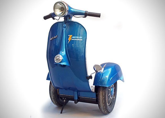 Great-Looking Zero Vespa Segway Scooter by Bel & Bel