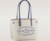 LOUIS VUITTON Articles De Voyage beige and ecru tote bag – Loop