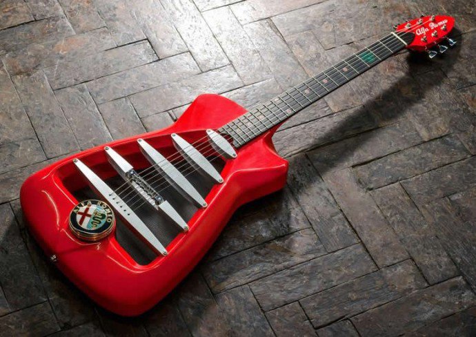 ALFA ROMEO-INSPIRED LIMITED EDITION GUITAR