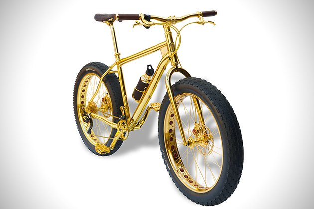 Lavish 24K Gold Mountain Bike