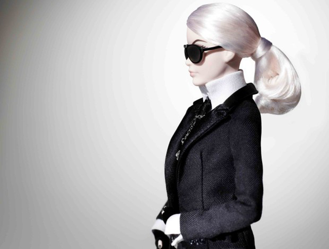 lagerfeld barbie