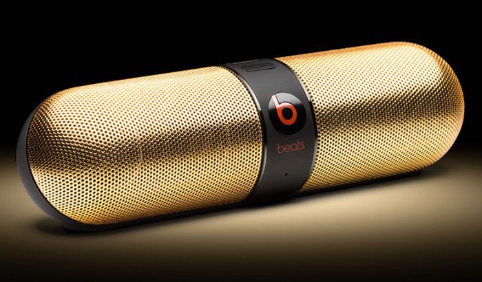 beats pill white rose gold