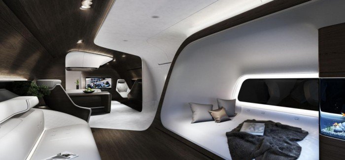 Private Jet Cabin by Lufthansa and Mercedes-Benz