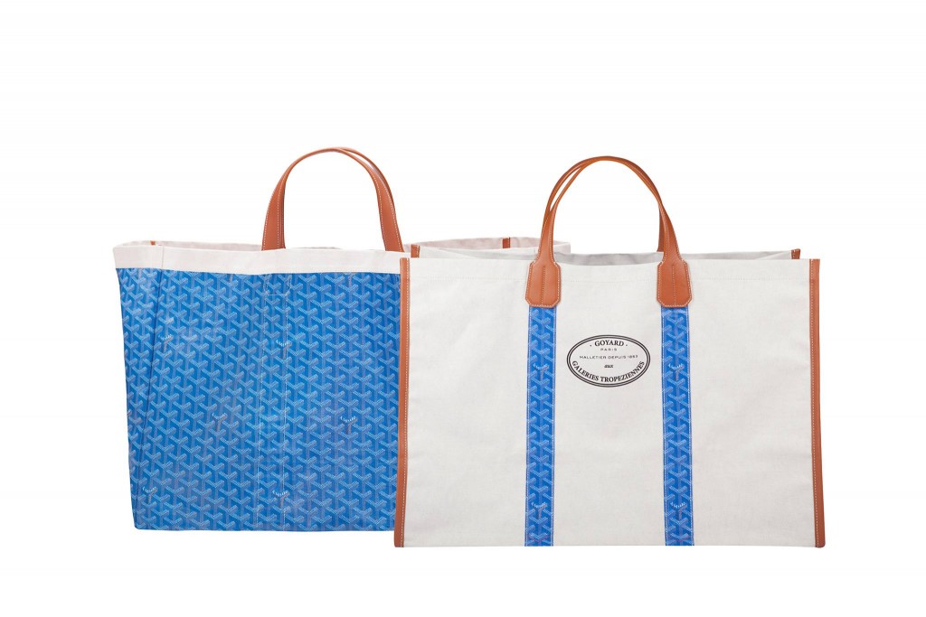 Goyard reversible special canvas shopping bag