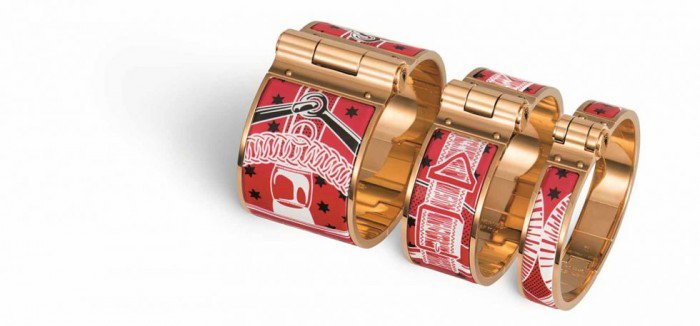 Hermès Enamel Clic Clac H Bracelets Palladium And Gold Hardware Set  Available For Immediate Sale At Sotheby's