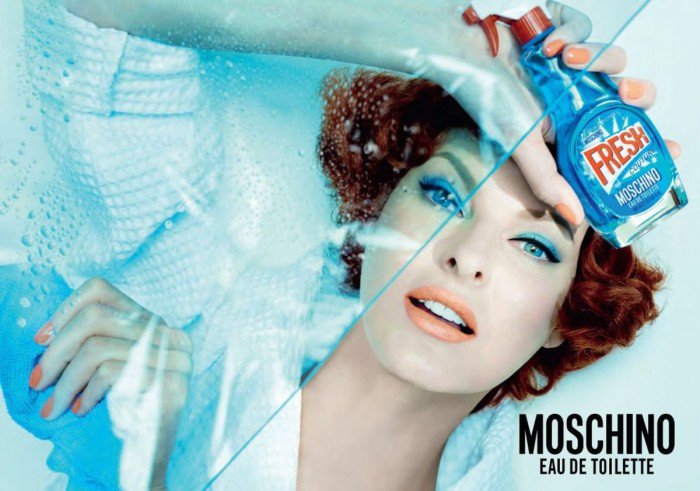 Linda Evangelista Star in Moschino