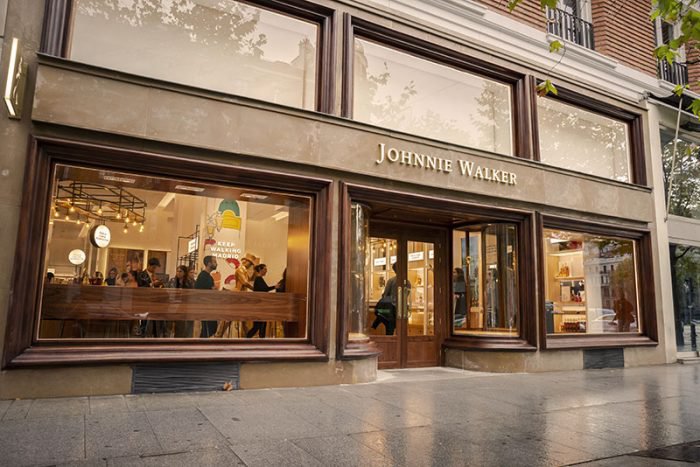 Johnnie Walker flagship experiential in Madrid