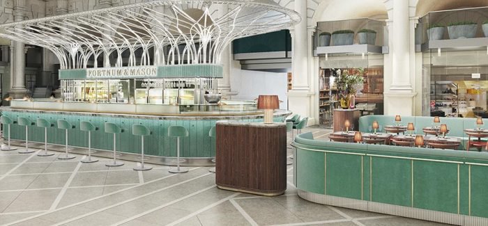 “The Royal Exchange” bar and restaurant in Fortnum & Mason