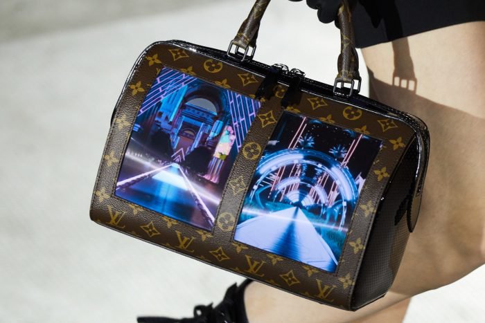 Louis Vuitton OLED screen bags