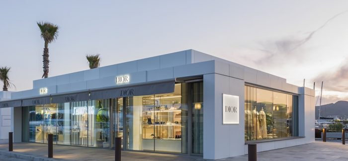 Dior pop up store in Ibiza