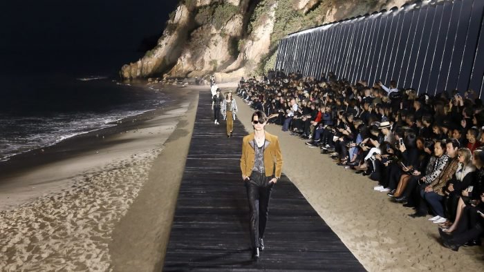 Saint Laurent spring show in Malibu