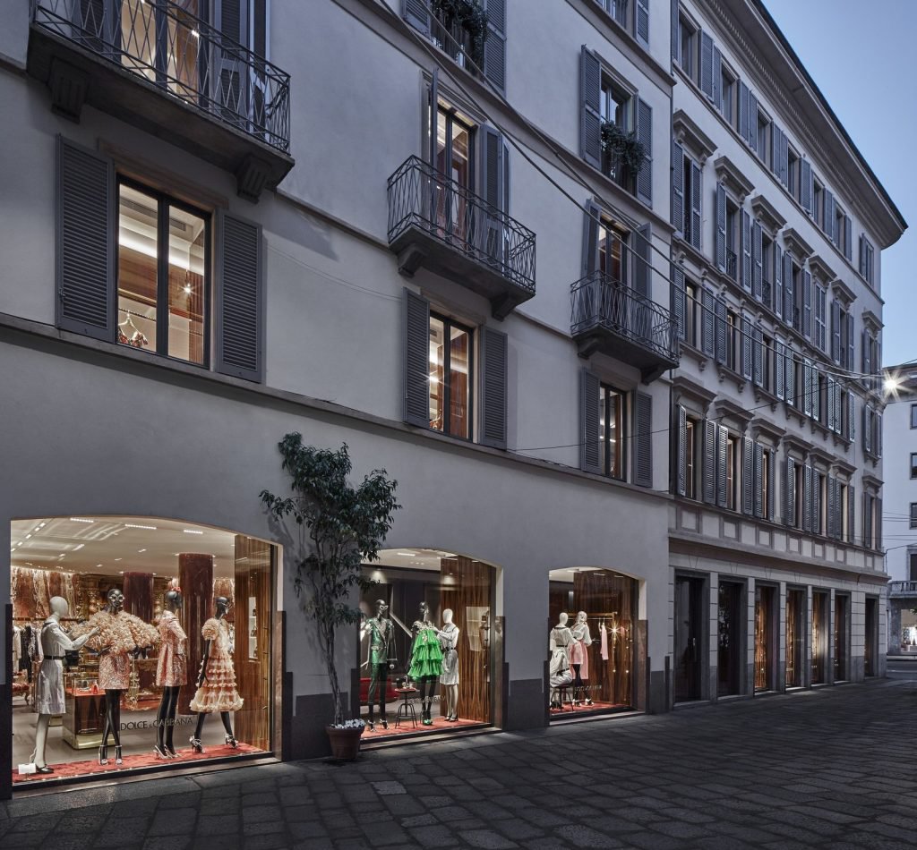 storefront of Dolce & Gabbana
