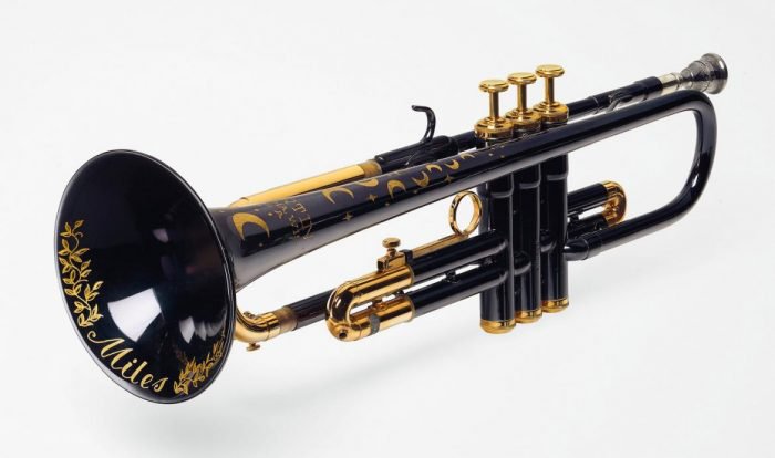 Jazz legend Miles Davis’ moon and star trumpet