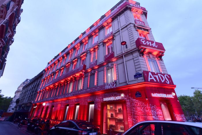 Montblanc Red event, Champs-Elysées