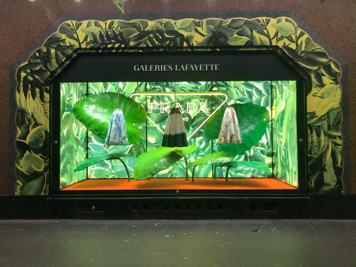 Prada Hyper Leaves In-Store Installation Debut