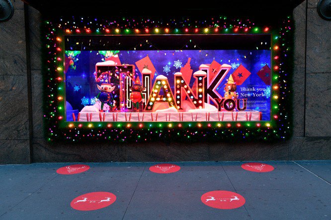 Macy’s 2020 Holiday Window “Give, Love, Believe”