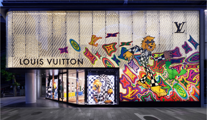 Tokyo: Louis Vuitton store installation