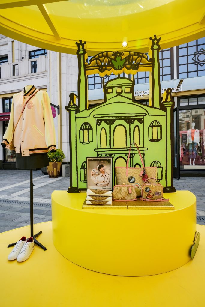 Yellow coach bags to match the Yellow Disney designs 