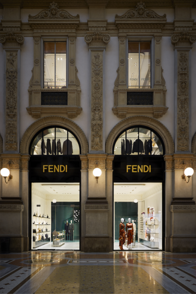 Fendi store MilanLuxury Retail