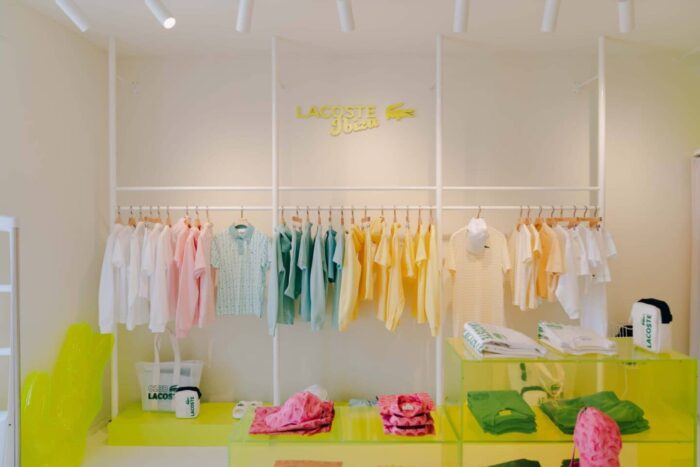 Lacoste Ibiza summer pop-up store