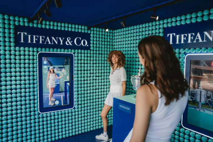 Tiffany & Co Augmented Reality at US Open