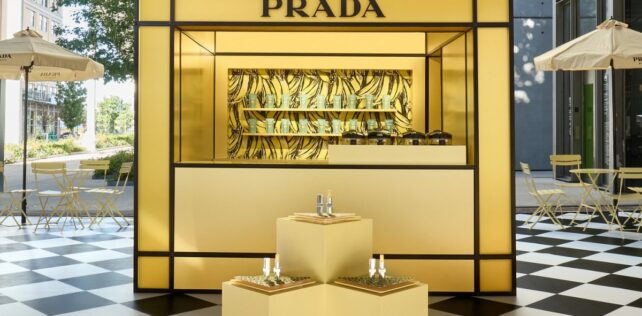 Prada paints New York yellow with an exclusive pop-up